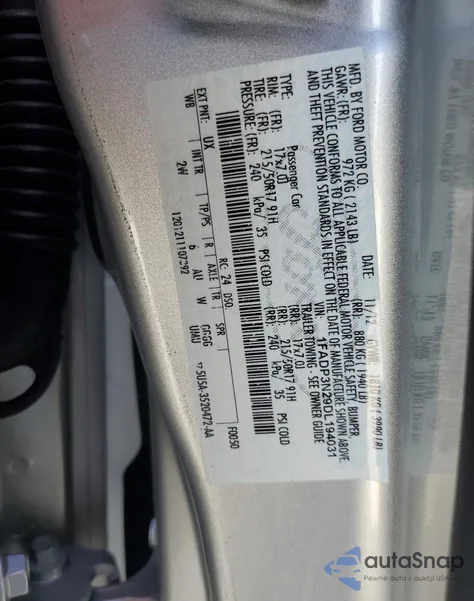 2013 Ford Focus Titanium z USA, uszkodzony, nr VIN 1FADP3N29DL194031